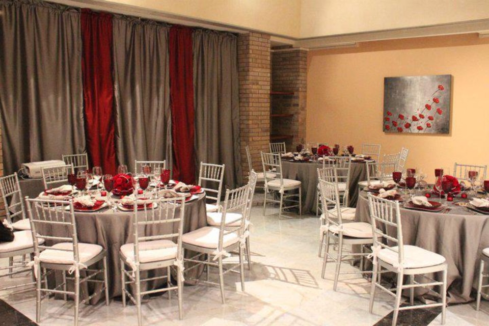 Elegant fundraising dinner in a private home